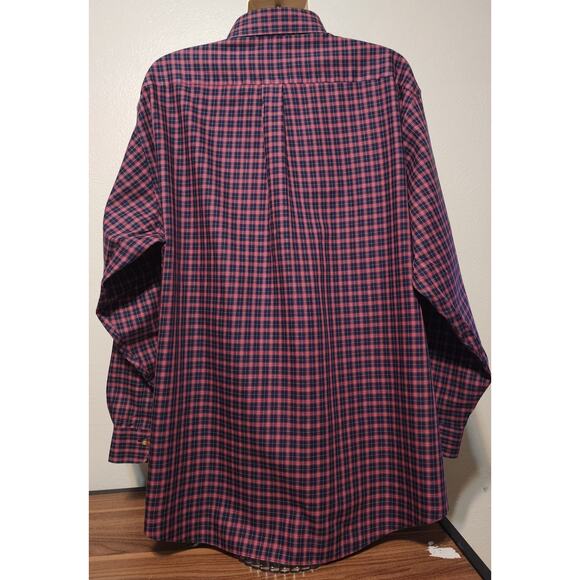 Brooks Brothers 346 Long Sleeve Button-down Dress Shirt Size 2XL Plaid - Picture 5 of 5
